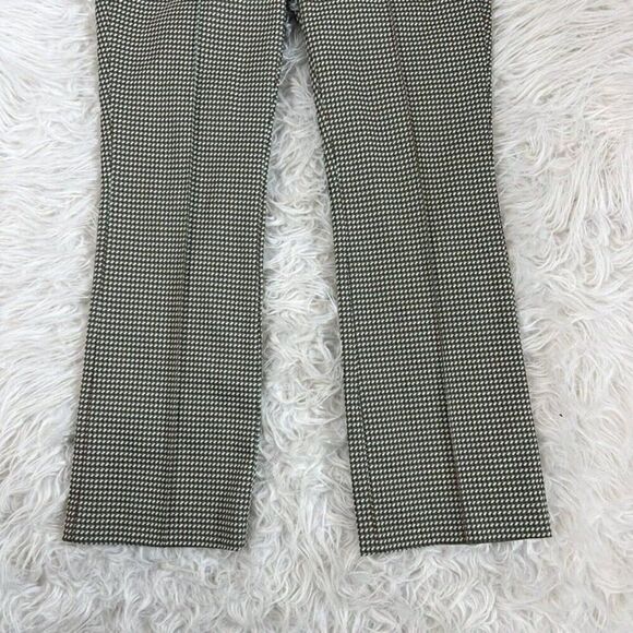Veronica Beard Size 4 Gani Cropped Jacquard Flared Jersey Knit Pants Green NWOT - Picture 9 of 11